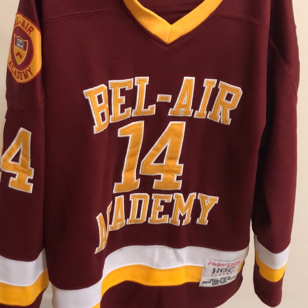 Bel-Air Academy Maroon and Gold Jersey